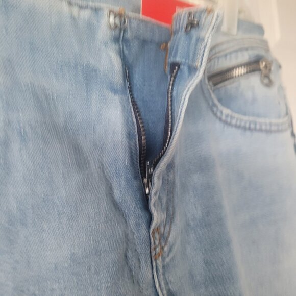 NWT DIESEL Women's Skinny Jeans D-TAIL-RE Light Blue Denim Size 29 Long 32 - Picture 4 of 7